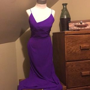 Purple flowy sundress